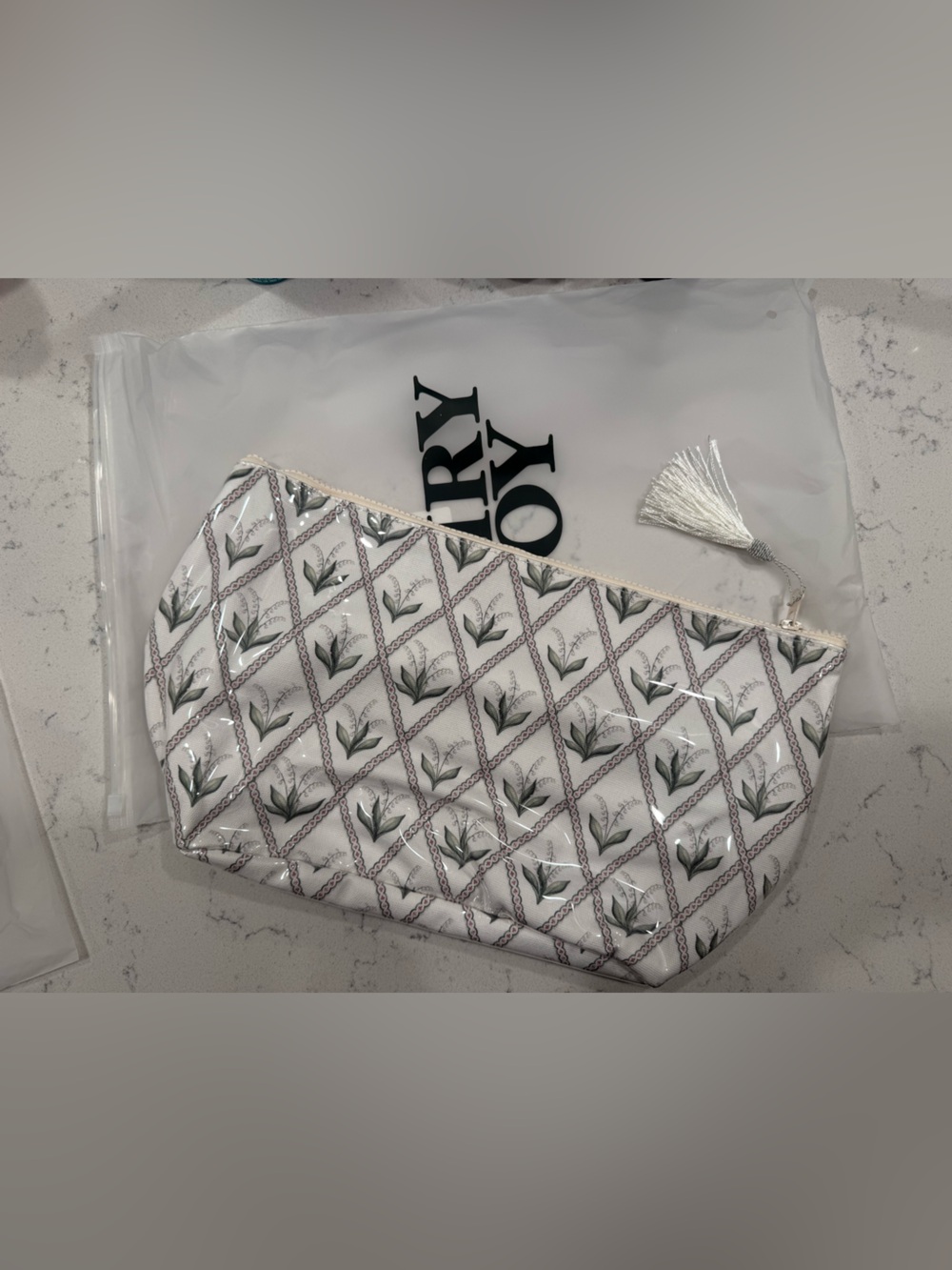 Dairy Boy Lily of the Valley Makeup Bag - Size Large